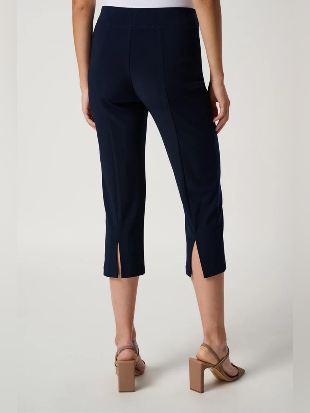 Joseph Ribkoff Classic Capri Pant Style C143105 Navy Blue Size 12